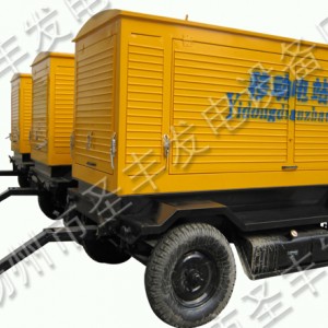 东风康明斯动力配套100KW移动式柴油发电机组
