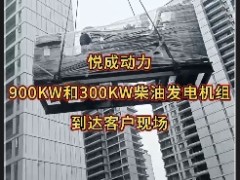900KW和300千瓦柴油发电机组到货兰州
